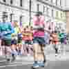 Jim Pomeroy spotted amongst the crowd while running the London Marathon