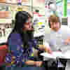 Group of researchers working together in the lab