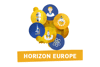 The Horizon Europe logo.