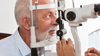 A man having an eye examination