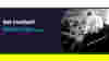screen grab of a page header component which is dark blue with a featured image and a text summary of what the page is about