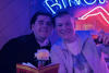 A picture of Tommy Salisbury and his friend Jack Wallbridge who ran the marathon in April 2025
