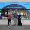 Hampton Hill Fight for Sight charity shop with shop manager and local volunteers